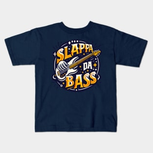 Slappa Da Bass Guitar Players Kids T-Shirt